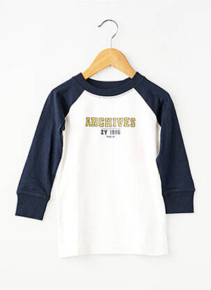T-shirt manches longues manches longues bleu ZY garçon