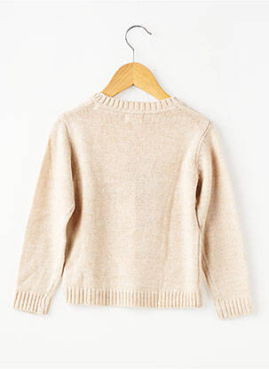 Pull imprimé fantaisie manches longues beige ZY enfant