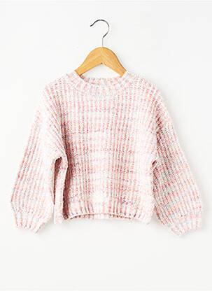 Pull resserrée sur le bas manches longues rose ZY fille