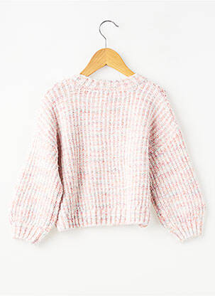 Pull resserrée sur le bas manches longues rose ZY fille