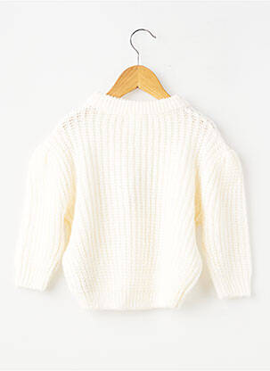 Pull resserrée sur le bas manches longues beige ZY fille