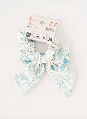 Accessoire pour cheveux fermeture elastique bleu ZY femme