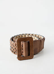 Ceinture tissage tressé beige TIFFOSI femme