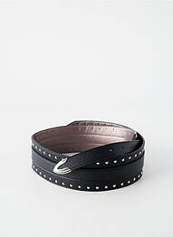 Ceinture tissage simili-cuir noir TIFFOSI femme