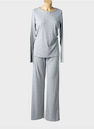 Pyjama coupe droite gris SOYACONCEPT femme