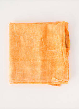 Foulard tissage popeline orange TERRE ROUGE femme