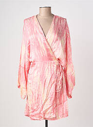 Veste kimono manches longues rose CHANTAL B. femme