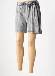Short coupe droite gris GOLD & SILVER femme