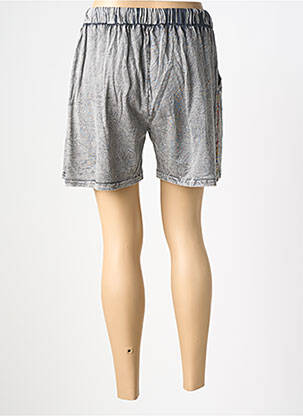Short coupe droite gris GOLD & SILVER femme