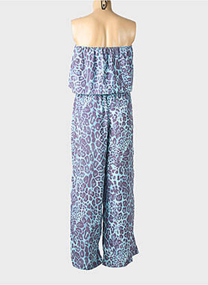 Combi-pantalon coupe fluide sans manche bleu ISLA BONITA femme