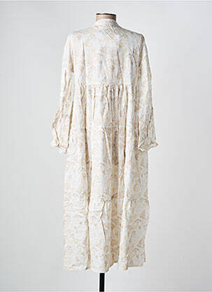 Robe longue manches longues manches longues beige COUTURIST femme