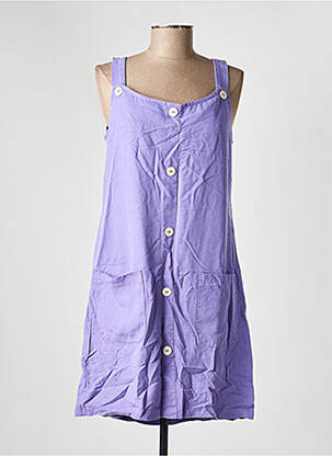 Robe courte fines bretelles violet COUTURIST femme