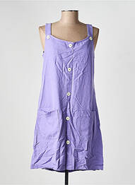 Robe courte fines bretelles violet COUTURIST femme