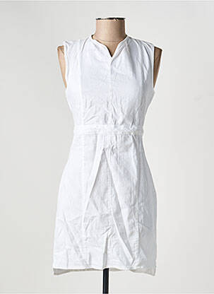 Robe courte sans manche sans manche blanc DENIM &DRESS femme