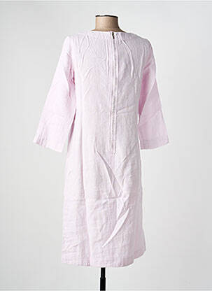 Robe mi-longue manches 3/4 manches 3/4 violet COUTURIST femme