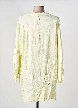 Tunique manches longues col v jaune COUTURIST femme