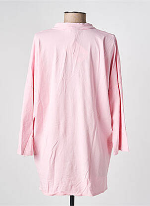 Tunique manches longues col v rose COUTURIST femme