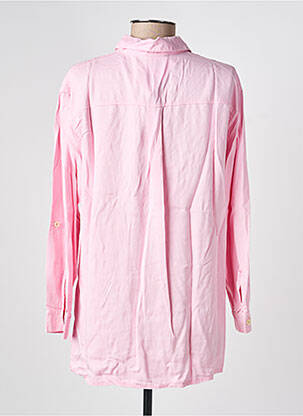 Tunique manches longues col chemisier rose COUTURIST femme