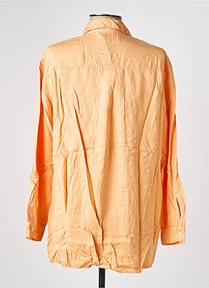Tunique manches longues col chemisier orange COUTURIST femme