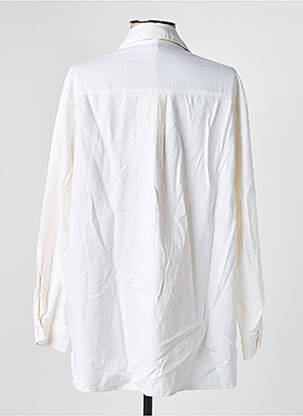 Tunique manches longues col chemisier beige COUTURIST femme