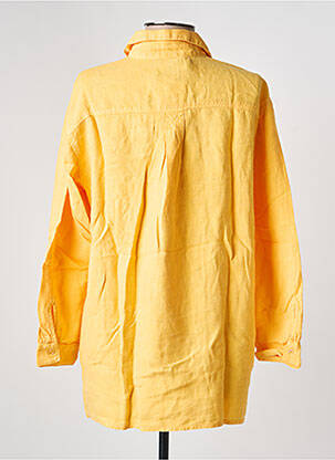 Tunique manches longues col chemisier orange COUTURIST femme