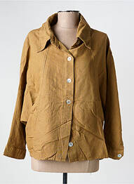 Veste casual coupe droite marron COUTURIST femme
