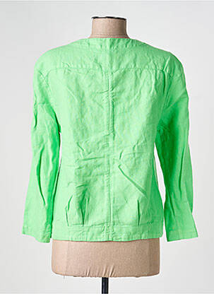 Veste casual col rond vert COUTURIST femme