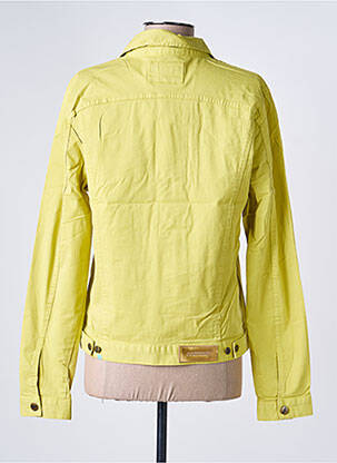 Veste casual coupe droite jaune COUTURIST femme