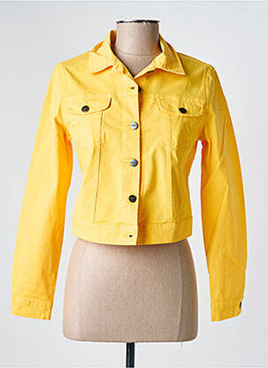 Veste casual coupe droite orange COUTURIST femme