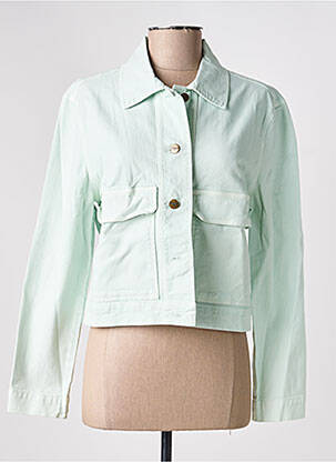Veste casual coupe droite bleu COUTURIST femme