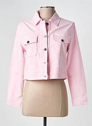 Veste casual coupe droite rose COUTURIST femme