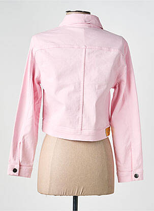 Veste casual coupe droite rose COUTURIST femme