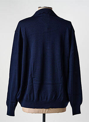 Pull coupe droite manches longues bleu EDWIGE femme