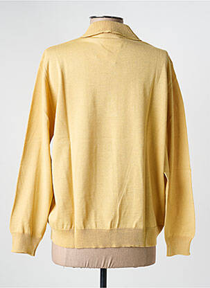 Pull coupe droite manches longues jaune EDWIGE femme
