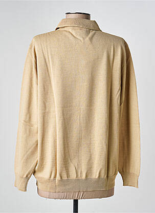 Pull coupe droite manches longues beige EDWIGE femme