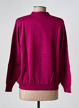 Pull resserrée sur le bas manches longues violet EDWIGE femme