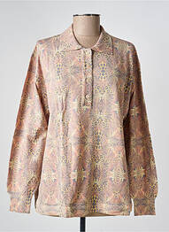 Pull coupe droite manches longues jaune EDWIGE femme