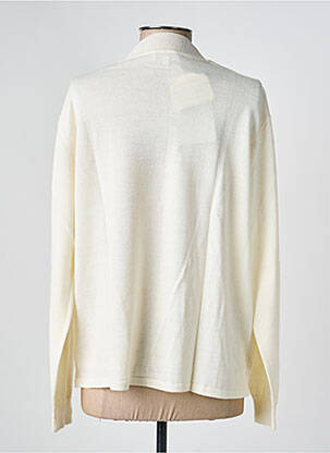 Pull coupe droite manches longues blanc PAUPORTÉ femme