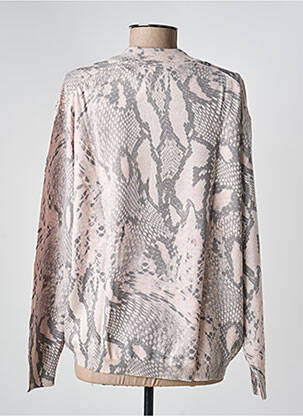 Pull coupe droite manches longues gris EDWIGE femme