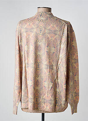 Pull coupe droite manches longues jaune EDWIGE femme