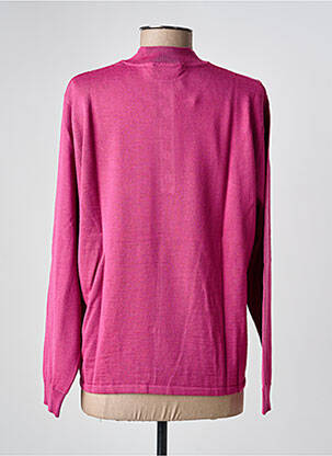 Pull coupe droite manches longues rose PAUPORTÉ femme