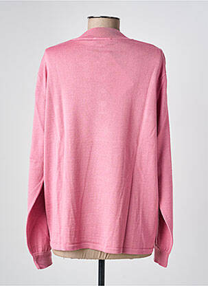 Pull coupe droite manches longues rose PAUPORTÉ femme