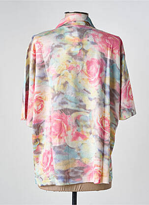 Polo coupe droite manches courtes rose GRIFFON femme