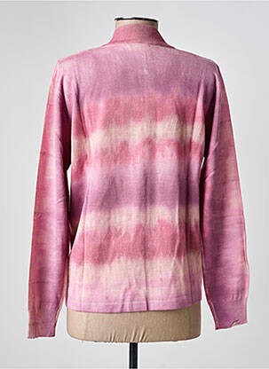 Pull coupe droite manches longues rose GRIFFON femme