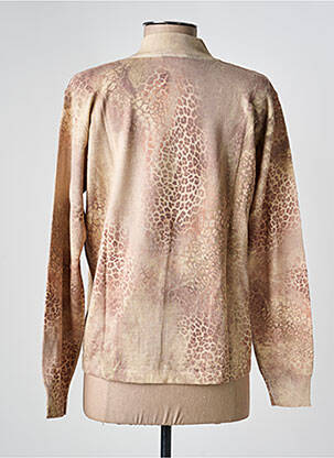 Pull coupe droite manches longues beige GRIFFON femme