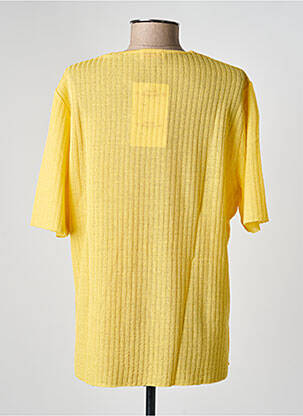 T-shirt coupe droite manches courtes jaune JANINE PAUPORTÉ femme
