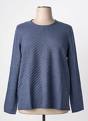 Pull stretch manches longues bleu OLSEN femme