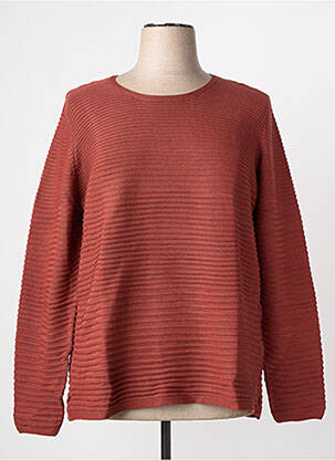 Pull coupe cintrée manches longues orange OLSEN femme