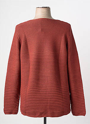 Pull coupe cintrée manches longues orange OLSEN femme