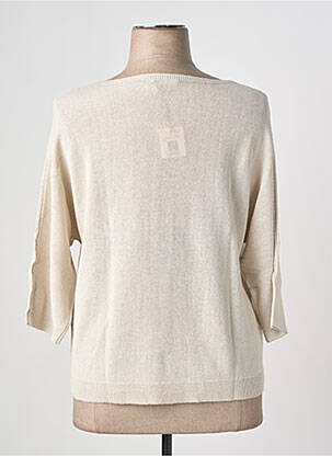 Pull col bateau manches 3/4 beige OLSEN femme